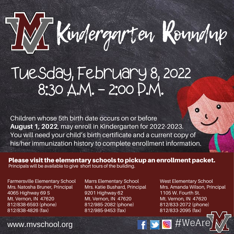 Kindergarten Roundup - February 8, 2022